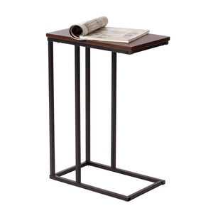 Muebles de sala de estar, dormitorio, <span class=keywords><strong>pequeño</strong></span> sofá de metal de madera, mesa <span class=keywords><strong>auxiliar</strong></span> de café - Product Image 3