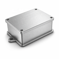 Boîtier de projet extérieur OEM robuste et personnalisable en aluminium anodisé étanche IP67 pour l'électronique avec montage de carte de circuit imprimé
