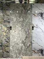 Panneau mural en cristal de carbone résistant à l'humidité, PVC facile à nettoyer, porte intérieure, salle de bain, chambre à coucher, plaque murale en marbre, ignifuge, écologique