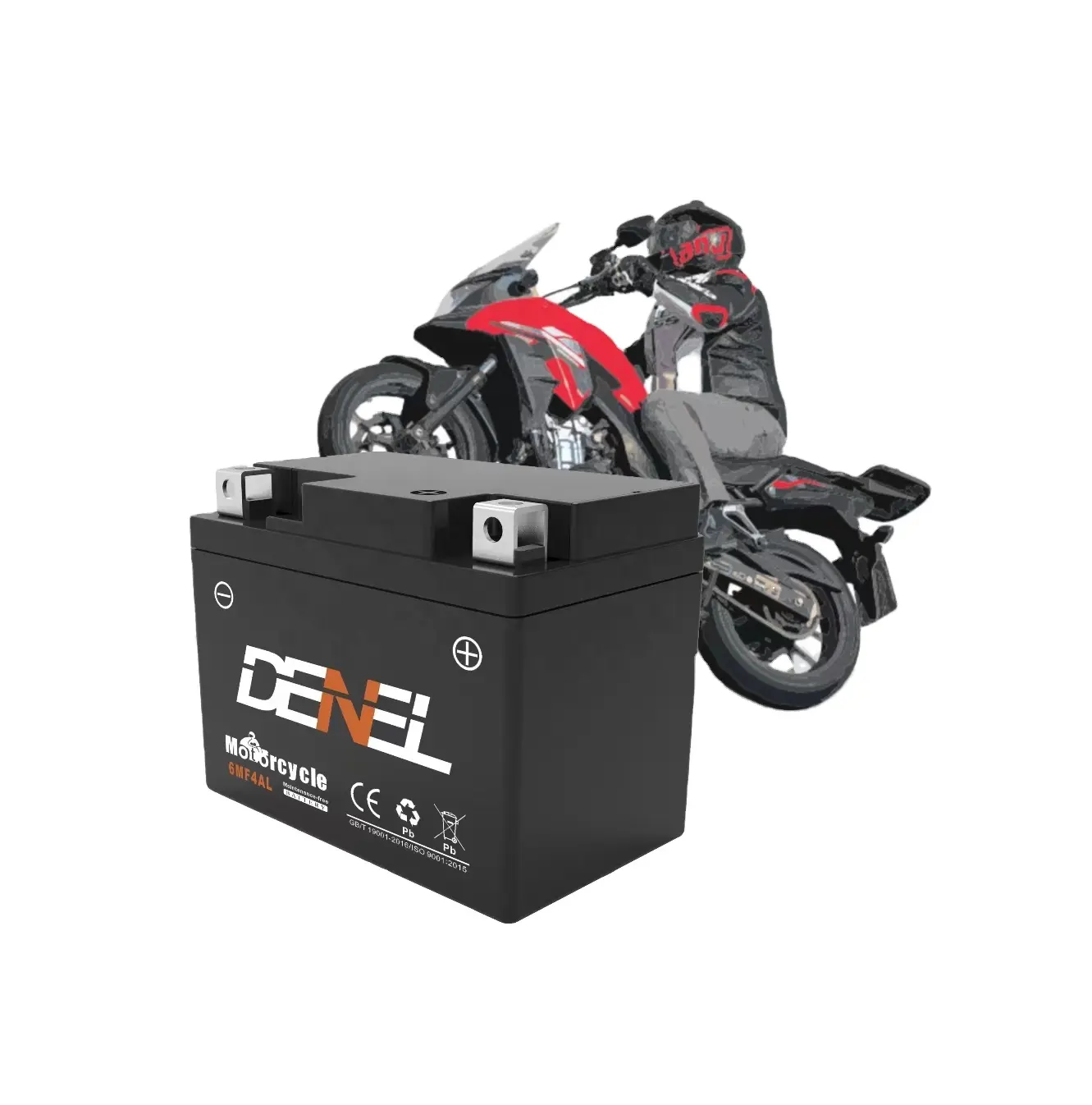 DENEL AKI MOTOR 12V5AH Battery For Motorccyles GTZ5S Motorcycle Battery