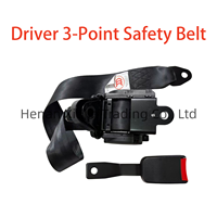 Nouvelle ceinture de sécurité rétractable à 3 points haute résistance, résistante à l'usure, pour siège conducteur et passager de bus touristique urbain