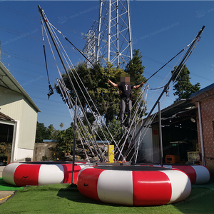 Juego <span class=keywords><strong>de</strong></span> trampolín inflable Bungee para 4 personas con máquina <span class=keywords><strong>de</strong></span> Control extraíble Castillo inflable <span class=keywords><strong>de</strong></span> entretenimiento al aire libre - Product Image 2