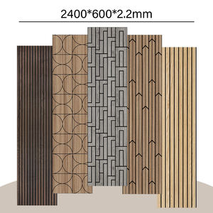 KASARO Akupanel 2400*600mm Panneaux muraux acoustiques en placage de bois Panneaux muraux acoustiques en MDF pour <span class=keywords><strong>studio</strong></span> et décoration de la maison - Product Image 2