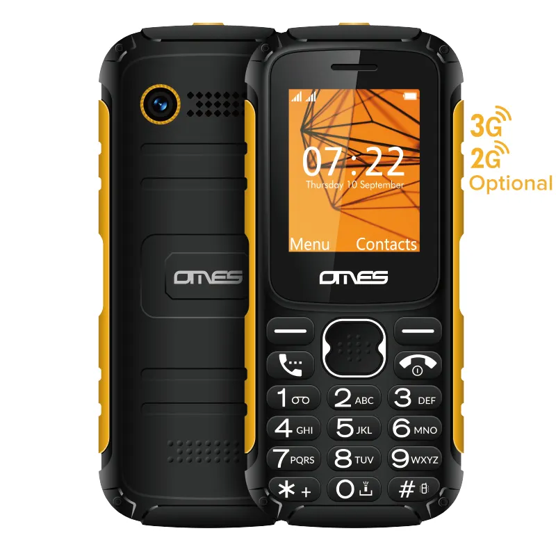 OEM ODM मोबाइल फैक्टरी अनुकूलित TC19 जीएसएम 1.77 इंच 3 जी कीपैड बार फीचर फोन दोहरी सिम कार्ड स्टैंडबाय मोबाइल फोन