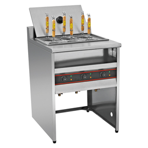 Estación <span class=keywords><strong>de</strong></span> Cocción <span class=keywords><strong>de</strong></span> Pasta Comercial <span class=keywords><strong>de</strong></span> Acero Inoxidable, Cocina Eléctrica para Pasta con Baño María y Fregadero - Product Image 3
