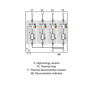 Citel-Protector contra sobretensiones de 1000V, pararrayos y protector para detener las fluctuaciones de voltaje - Product Image 2