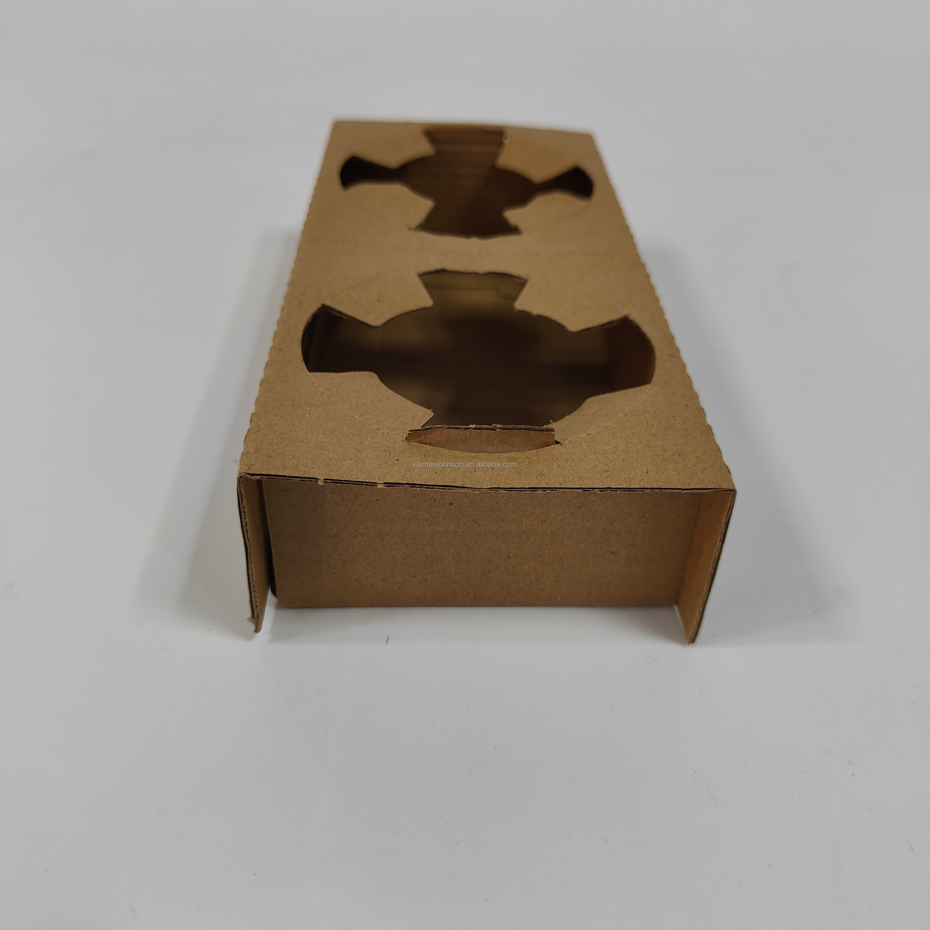 High Quality Disposable Corrugated Paper Cups for Milk Tea Coffee Juice Takeout Single Double Four-Cup Tray Packaging