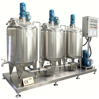 Réservoir d'émulsion eau-huile en acier inoxydable avec réservoir de pré-mélange et système de pompe de transfert, réservoir émulsifiant