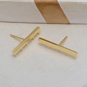 Pendientes de Plata de Ley S925 Hechos a Mano con 5-7 Perlas, Soporte Simple para Pendientes, Accesorios de Joyería DIY, Tamaño de 3 mm para la Fabricación de Joyas 1783 - Product Image 5