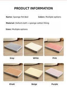 Cama de Lujo para Perros y Gatos Grandes, para Todas las Estaciones, Diseño Cuadrado Moderno, Espuma Viscoelástica de Alta Densidad, Desmontable, Lavable y Resistente a la Humedad - Product Image 3