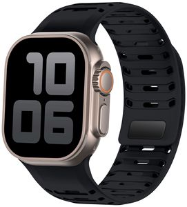 Correas de Reloj Magnéticas de Silicona Ligeras y Transpirables Win-Win <span class=keywords><strong>para</strong></span> Apple Watch Serie 8 de 45 mm, Estilo <span class=keywords><strong>Caballero</strong></span> - Product Image 5