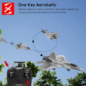 เครื่องบินบังคับวิทยุ Volantex <span class=keywords><strong>F22</strong></span> <span class=keywords><strong>Raptor</strong></span> 761-7 พร้อมระบบกันสั่นไจโรแบบ U-turn  4CH 2.4G ของเล่นเครื่องบินเจ็ทไฟท์เตอร์สำหรับนักสะสม - Product Image 5