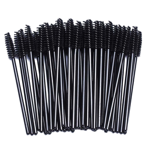 แปรงปัดมาสคาร่าแบบพกพา 50 ชิ้น ขนแปรงไมโครไนลอน สำหรับแต่งหน้าดวงตา - Product Image 1