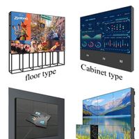 Pantalla LCD 4K de 55 Pulgadas, IP65, Distancia entre Píxeles de 6 mm, Monitor para Interiores de Tiendas Minoristas, Garantía de 1 Año, para Centros Comerciales, Metro, SDK