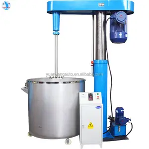 Dispensador de tinta hidráulica promocional, máquina de misturação de dispersão de alta velocidade variável, 1000l de elevação hidráulica da pintura