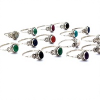 Bagues en pierres précieuses naturelles multiples Bijoux Bagues en argent sterling 925