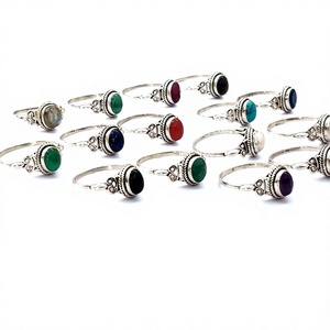 Bagues en pierres précieuses naturelles multiples Bijoux Bagues en argent sterling 925 - Product Image 2