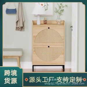 Source factory modern minimalist rattan <b>sideboard</b> cabinet, <b>storage</b> cabinet, entryway cabinet, <b>storage</b> unit. - Product Image 5
