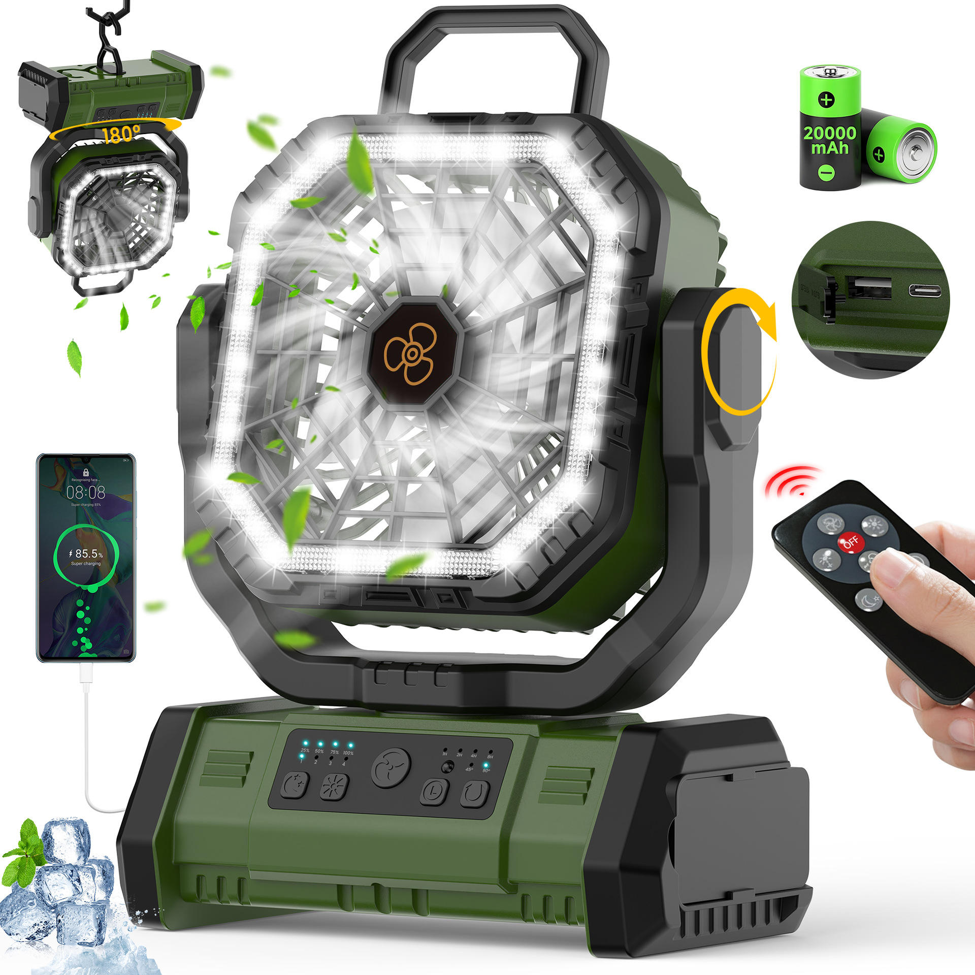 Army Green(20000mah)-F26