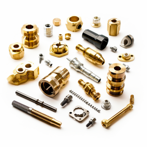 การแปรรูปชิ้นส่วนโลหะซีเอ็นซีที่มีความแม่นยำสำหรับอุปกรณ์อุตสาหกรรมรวมถึงทองเหลืองอลูมิเนียมอลูมิเนียมสแตนเลสกลึงการกัด - Product Image 3