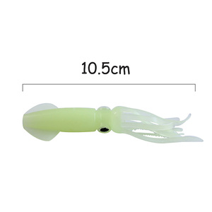 Esche Luminose Morbide a Forma <span class=keywords><strong>di</strong></span> Polpo e Calamaro con Occhi 3D e Design Realistico dei Tentacoli, Esche in Silicone per Pesca Notturna in Acque Profonde - Product Image 6