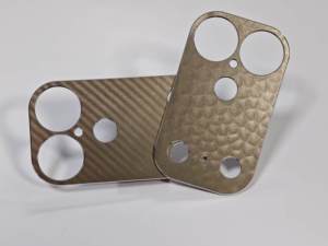 XT Metal Front <b>Panel</b> Phone Camera Lens Cover Plate PET PC Display <b>Window</b> Stick-On Mounting Custom Texture/Color Options Mobile - Product Image 2