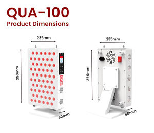 GPLE 热销 660nm 850nm 双波长红光治疗面板手持式便携式红外 LED 治疗仪家用 - Product Image 2