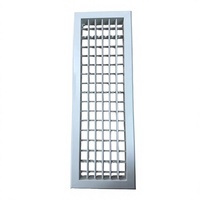 Grille d'aération haute performance en ABS double couche, à installation facile, pour conduits de climatisation hospitaliers
