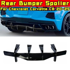 For Chevrolet Corvette C8 2020-2025 Car Rear Bumper Lip Splitter Diffuser Body Kit Bumper Guard <b>Protector</b> <b>Cover</b> Car Accessories - Product Image 1