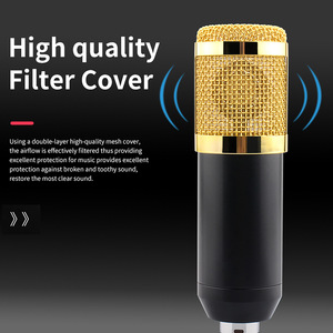 Microphone à condensateur F999 BM800 avec bras articulé dédié, carte son et mixeur audio en direct pour <span class=keywords><strong>TikTok</strong></span> - Product Image 4