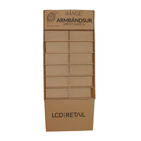 Boîte d'affichage en papier kraft rigide de haute qualité avec logo personnalisé professionnel avec revêtement UV, laminage mat et gaufrage recyclable