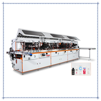 Machine d'impression UV professionnelle haute vitesse 1 à 5 couleurs entièrement automatique pour fûts, seaux et barils en plastique, 6 stations, nouveau PLC