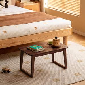 Bandeja sólida de madeira de carvalho, mesa de piso baixo Tatami para a sala de mesa e quarto, cor personalizada aceita - Product Image 5