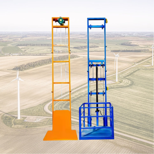 Elevador de Carga de Alta Velocidad, Elevador Vertical Hidráulico con Rieles, Plataforma Elevadora para Construcción - Product Image 5