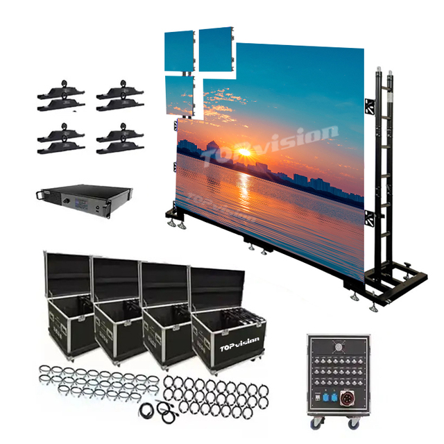 TOPvision Outdoor IP65 Waterproof High Brightness Billboards Led Display Outdoors Led Display Wall P3.91 Led Display Screen
