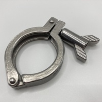 Collier de serrage sanitaire robuste à une goupille type fusée 50.5 en acier inoxydable SS201 304 316 pour raccord de tuyauterie Tri-Clover
