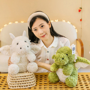 Peluche Drago Stupido, Bambola Dinosauro con Imbottitura in Cotone PP, per Bambini dai 14 Anni in su, Decorazione per <span class=keywords><strong>la</strong></span> Casa, Regalo, Vendita all'Ingrosso - Product Image 2