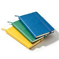 Carnet personnalisé avec logo d'entreprise, couverture rigide en cuir PU noir de qualité supérieure, pour cadeaux d'entreprise