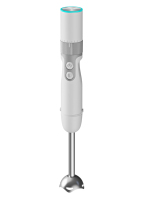 Mixeur plongeant sans fil rechargeable avec batterie 2000 mAh, 6 vitesses, sans BPA, écologique, pour extérieur et usage domestique, avec hachoir