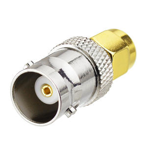 Accessoires de radio amateur, adaptateur droit SMA mâle vers <span class=keywords><strong>BNC</strong></span> femelle pour radio logicielle définie (SDR) AirSpy, radio portable - Product Image 1