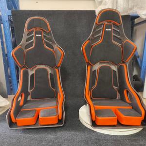 Siège baquet personnalisé Recaro Podium CF en carbone mat, siège de course léger pour Ford Mustang S550, pour Chevy C8 - Product Image 1