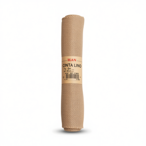 Nastro di lino Ilan Cinta Lino 30cm X 2m colore naturale per decorazioni nuziali - Product Image 2
