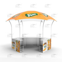 Tente de promotion personnalisée avec logo pour le marketing en plein air, abri pour salon professionnel, publicité alimentaire et boissons, table de promotion, auvent de tente