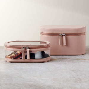 Conjunto de viaje para mujer, estuche de belleza transparente y resistente al agua, estuche de maquillaje de Pvc personalizado para viaje - Product Image 4