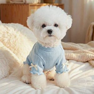 Suéter Tejido para Mascotas, Perros Pequeños, Cachorros y Gatos, Diseño de Osito con Letras, Cómodo, para Primavera y Otoño - Product Image 1