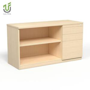 Iאולטרה תחת ארון קבצים שולחן והחזרת אחסון, מתגלגל ארון רגל עבור שולחן בצורת l, שחור - Product Image 3