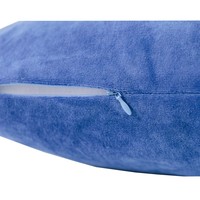 Oreiller de voyage portable pliable en mousse à mémoire de forme, velours léger, personnalisable, avec housse amovible lavable en machine, compact pour la tête