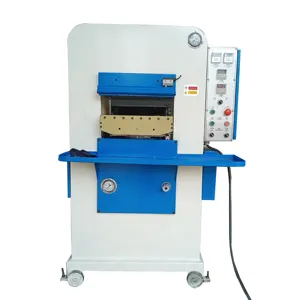 Hot sell hydraulic number plate leather wallet embossing press machine for large area stamping