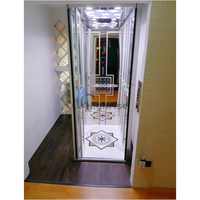 Mini-ascenseur résidentiel intérieur pour 2 personnes, petit ascenseur en verre, ascenseur domestique personnel, ascenseur pour maison sur 3 étages