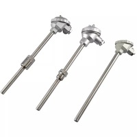 China Supplier 1200c Stainless Steel Probe Industrial Sensor Type k High Temperature Thermocouple